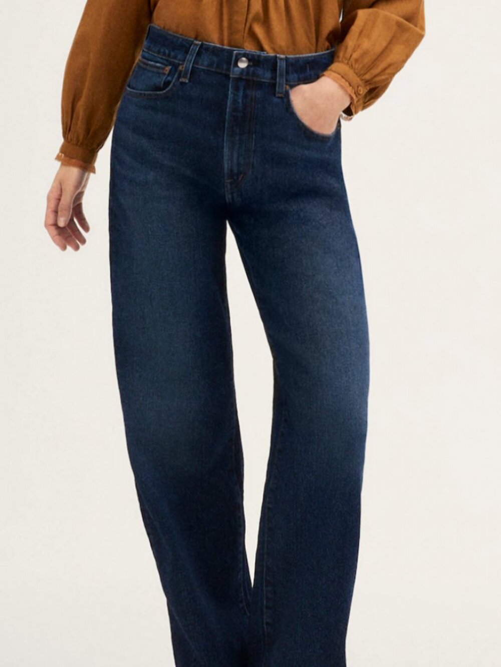 NWT Madewell The Perfect Vintage Wide-Leg Jean Size 32T